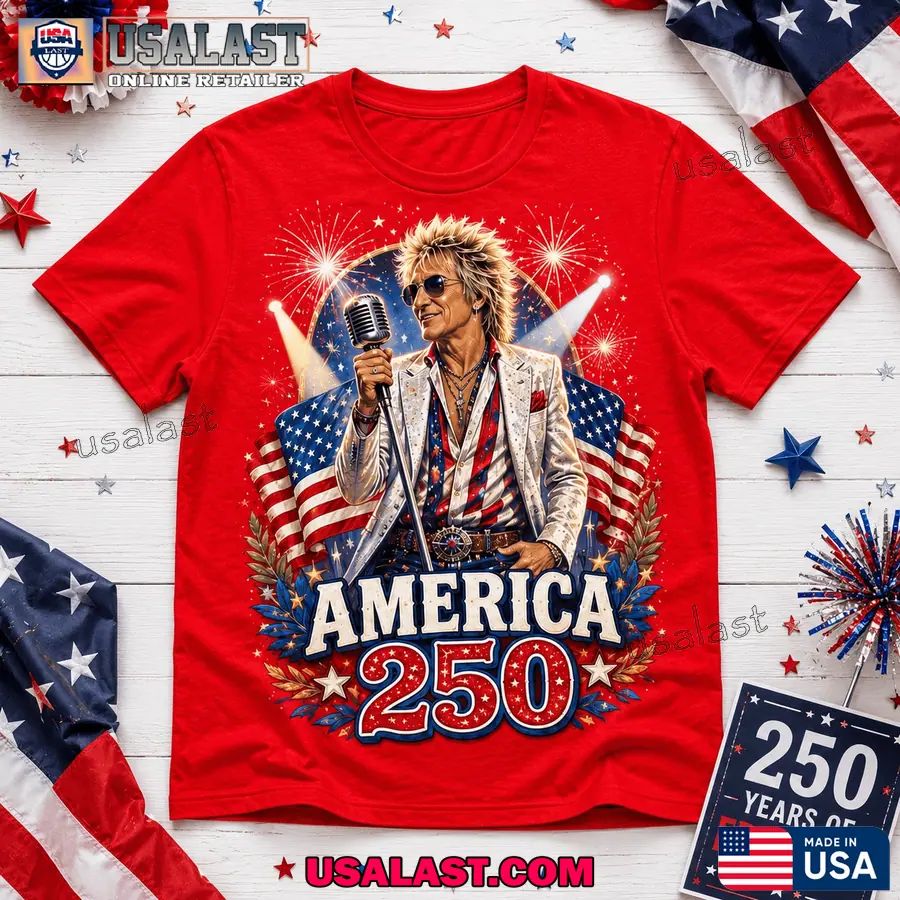 Rod Stewart US 250th Anniversary 3D Tee Shirt