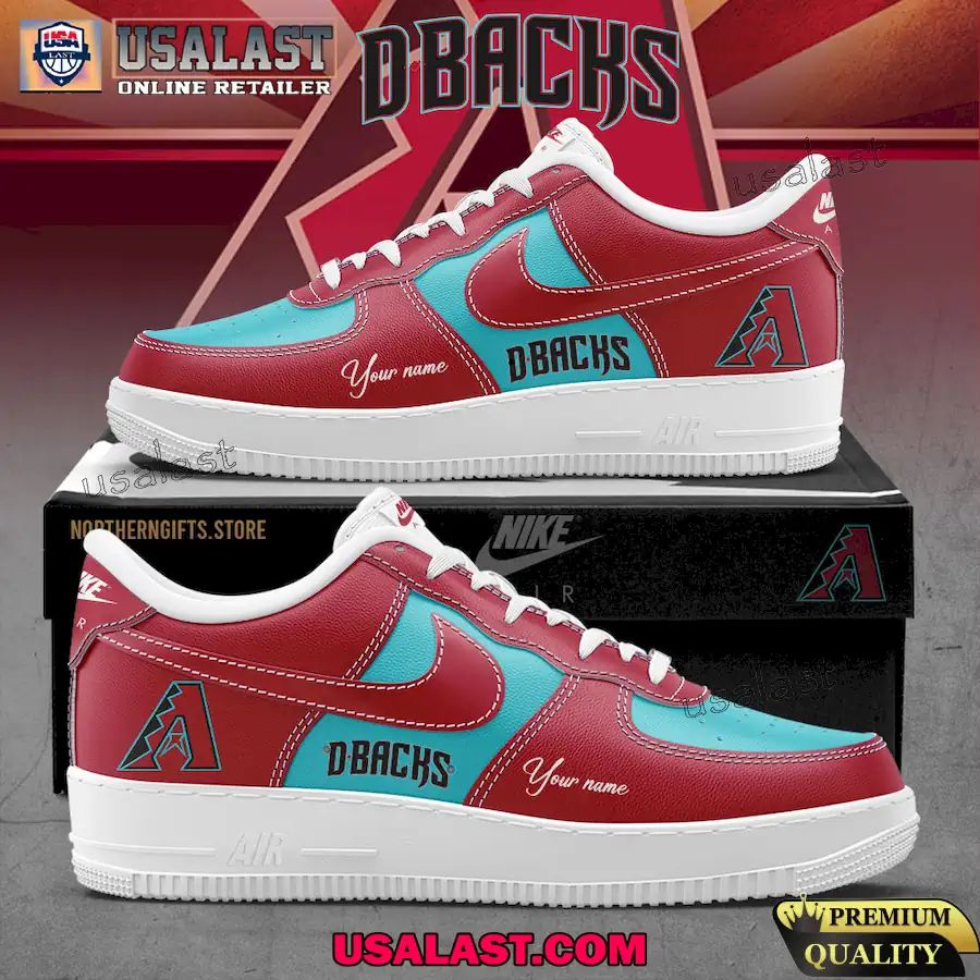 Arizona Diamondbacks Custom Air Force 1 Sneaker