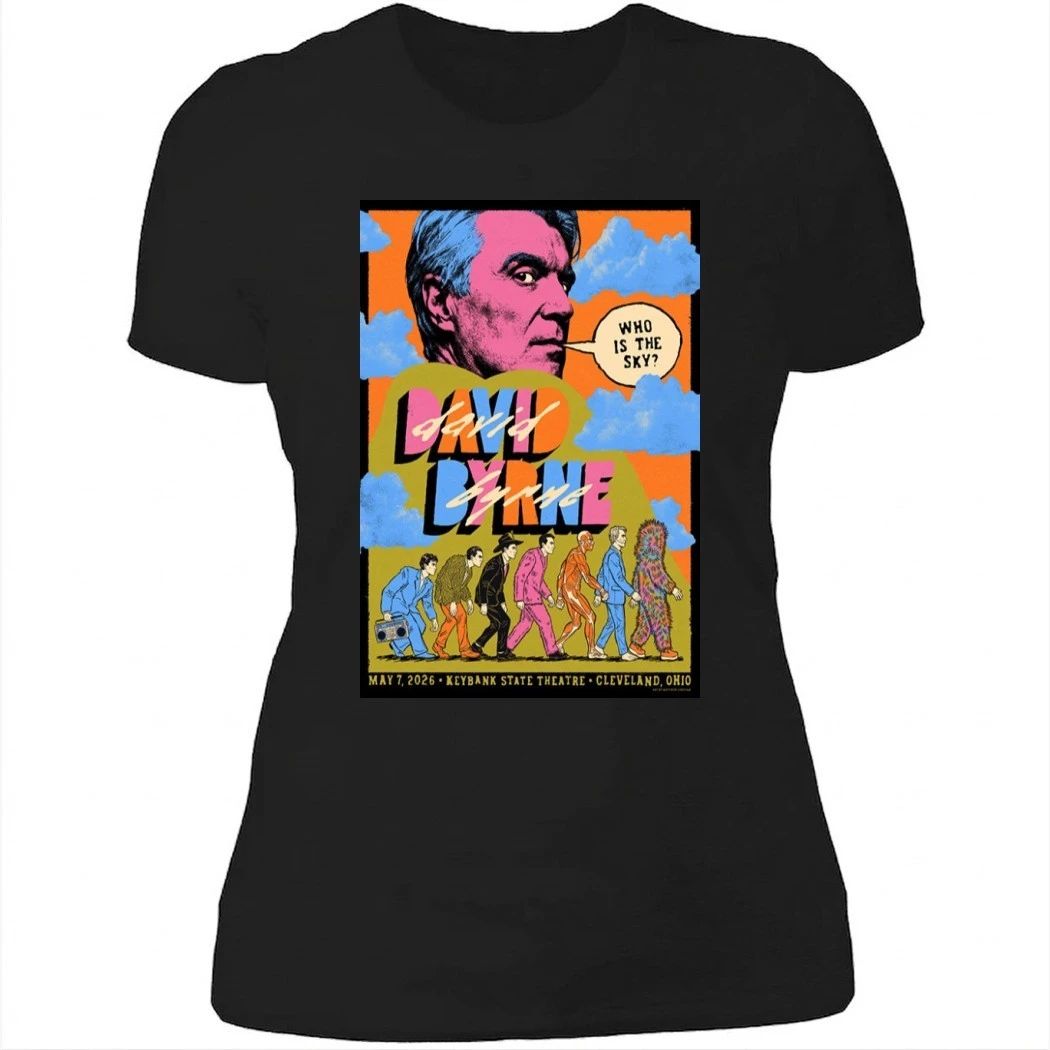 David Byrne Tour KeyBank State Theatre Playhouse Square May 07 2026 Poster Shirt