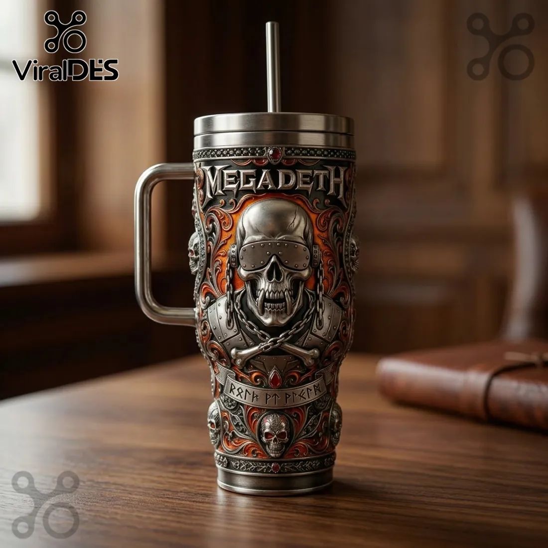 Megadeth Rust in Peace Legacy Edition 40oz Stanley Tumbler