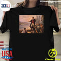 Francis Scott Key stands on a boat, with his right arm stretched out toward the U.S. flag flying over Fort McHenry in Baltimore, Maryland Shirt