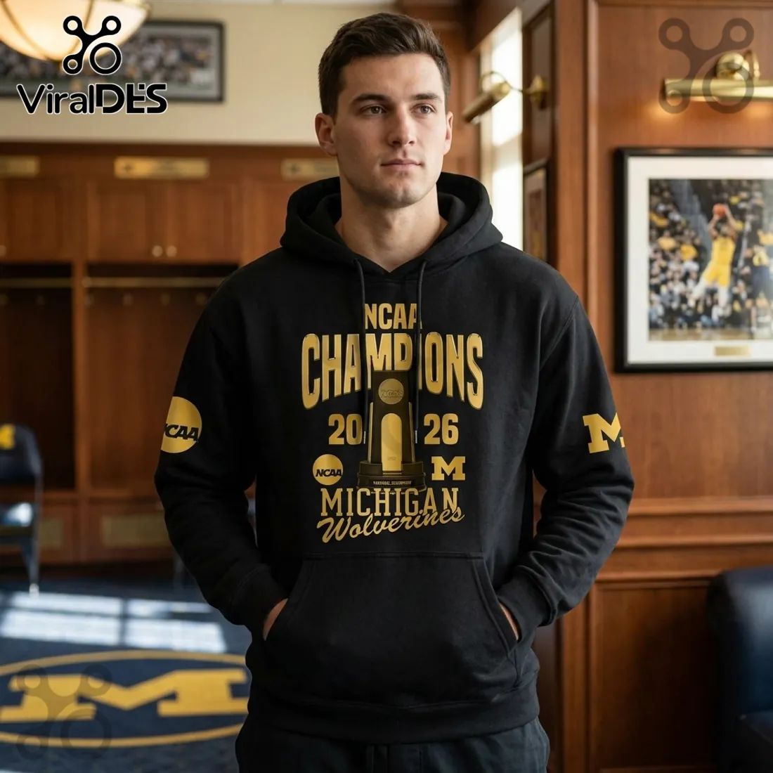 Michigan Wolverines NCAA National Champions 2026 Hoodie
