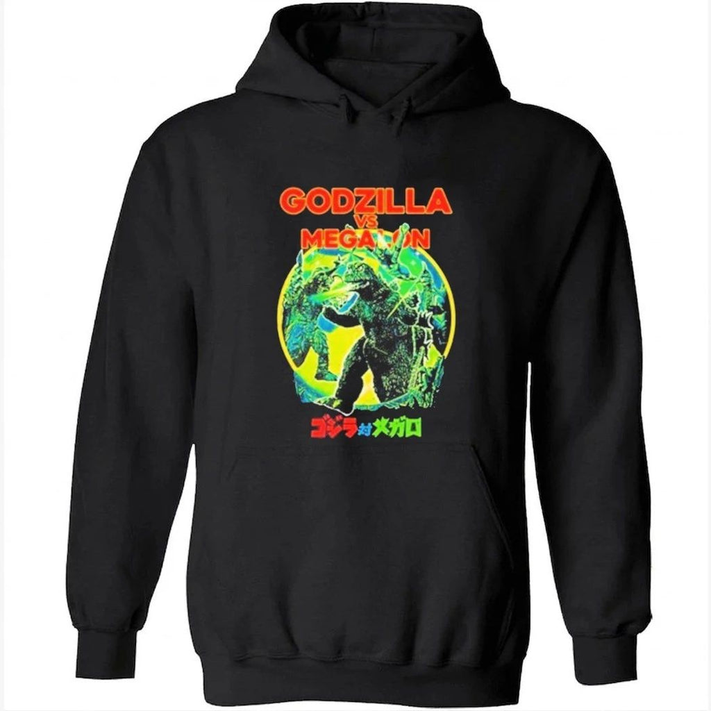 Cavitycolors Godzilla Vs. Megalon Retro Showdown Shirt