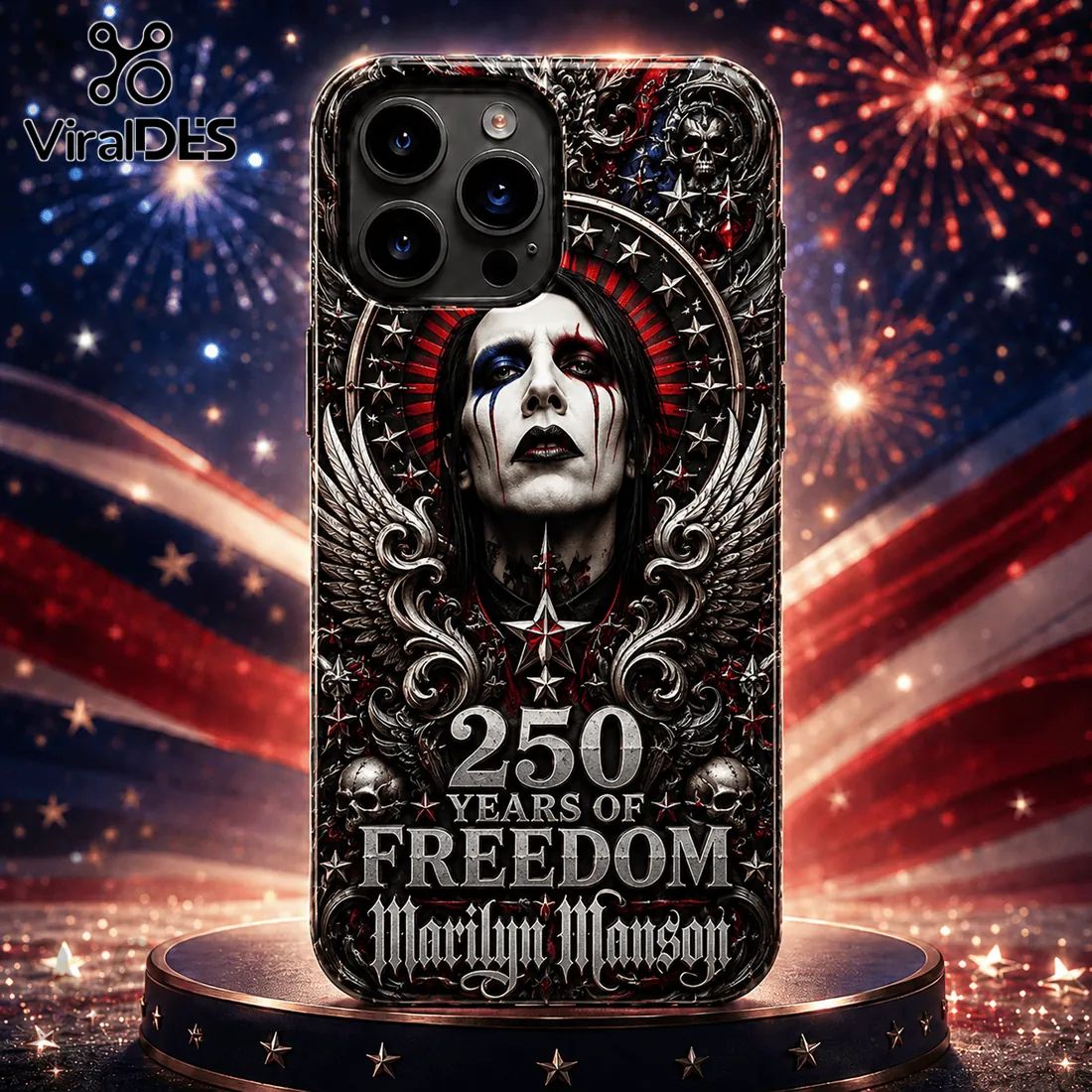 Marilyn Manson x 250 Years of Freedom Collectible Phone Case