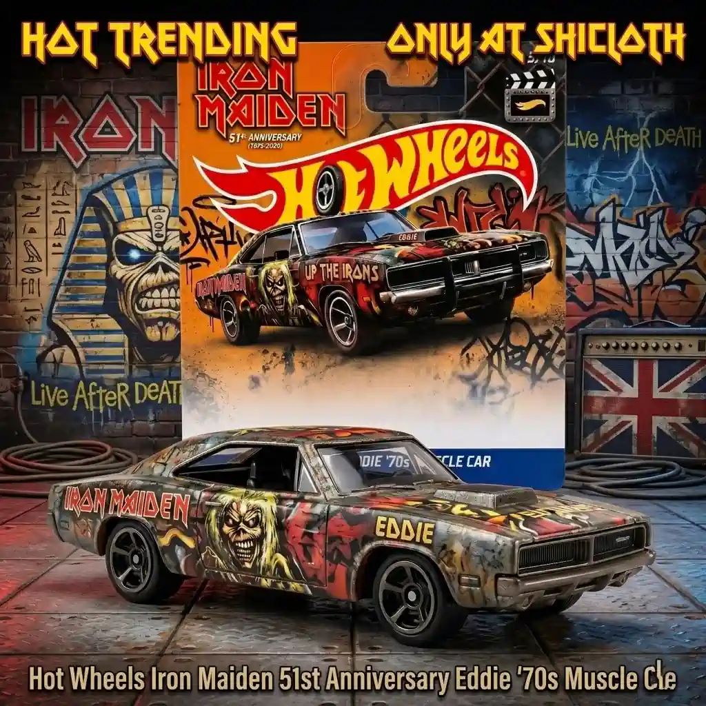 Wheels Iron Maiden 51st Anniversary Eddie ’70s Muscle Car