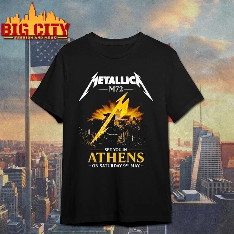 Metallica M72 Pop-up Shop See You In Athens On Saturday 9th May 2026 Shirt
