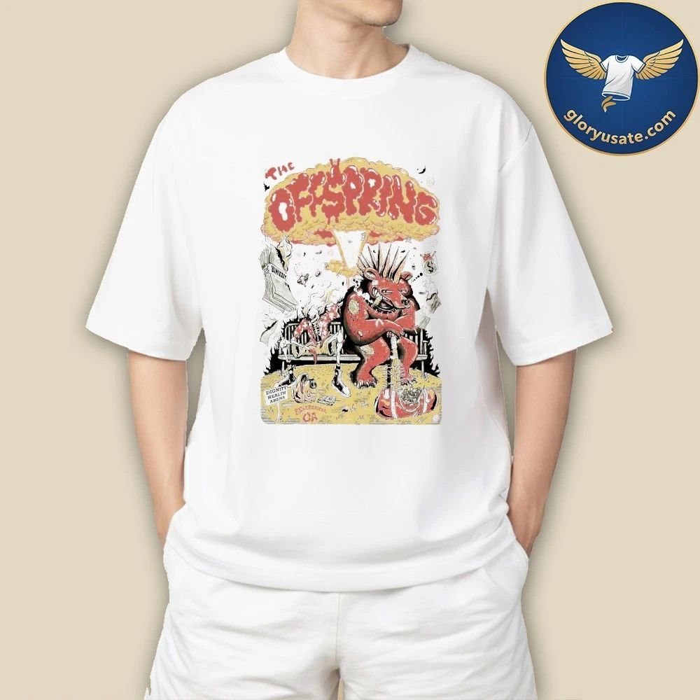 The Offspring Jan 16 2026 Bakersfield CA Poster Shirt