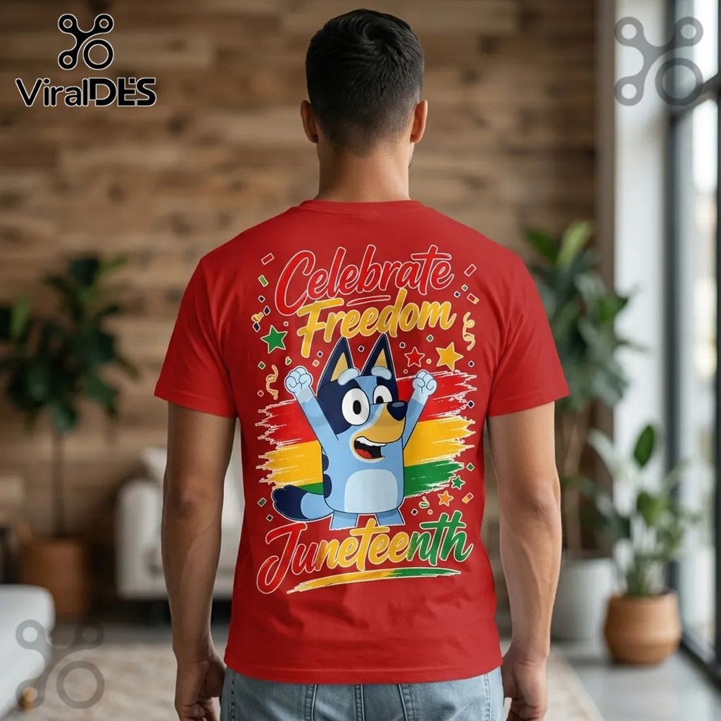 Bluey x Juneteenth Celebrate Freedom Graphic T-Shirt