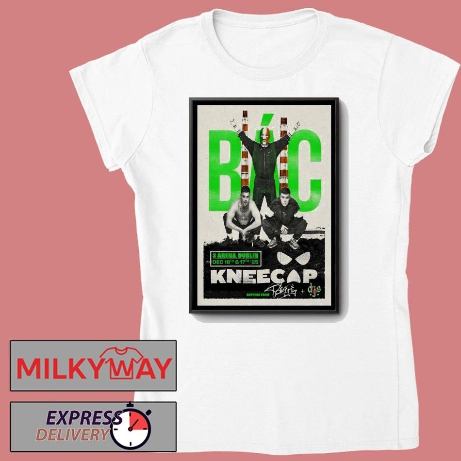 Kneecap 12 16-12 17 2025 Dublin Ireland Poster shirt