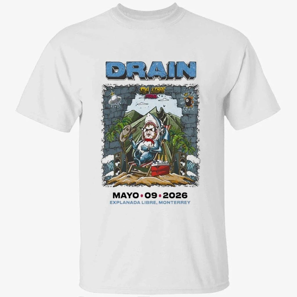 Drain Dia Libre Festival Monterrey Mexico May 9 2026 Shirt