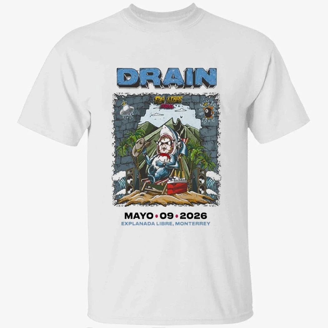 Drain Dia Libre Festival Monterrey Mexico May 9 2026 Shirt