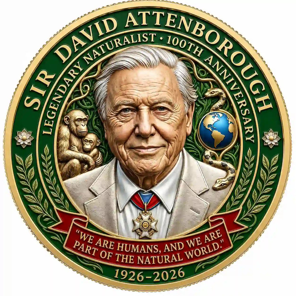 Sir David Attenborough 100th Anniversary Commemorative Coin
