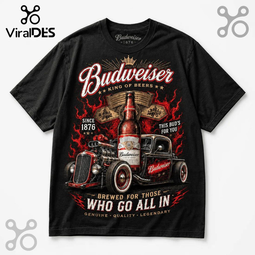 Budweiser King of Beers Vintage Truck T-Shirt