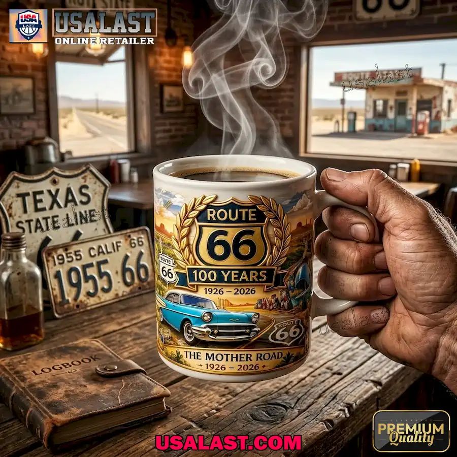 US Route 66 Centennial Commemorative Coffee Mug