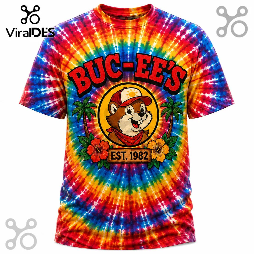 Buc-ee’s Sun-Stop Est 1982 Retro Road Trip Paradise Shirt