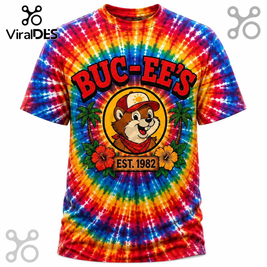 Buc-ee’s Sun-Stop Est 1982 Retro Road Trip Paradise Shirt