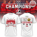 Canada Hockey 2026 Olympic Champions Women Ice Hockey Logo Shirt