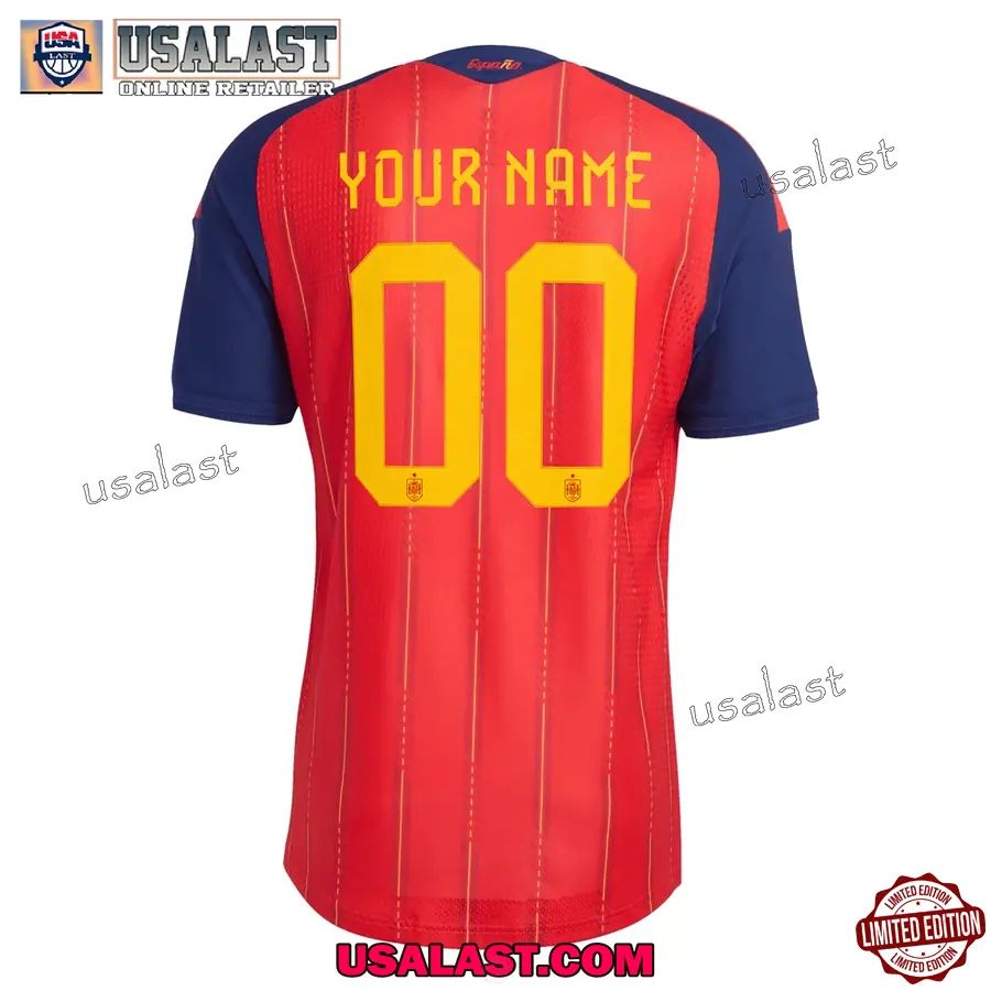 Personalized Spain Home Kit World Cup 2026 Jersey Shirt
