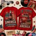 Dr Pepper Loves America 250 Years of Freedom 1776-2026 T-Shirt