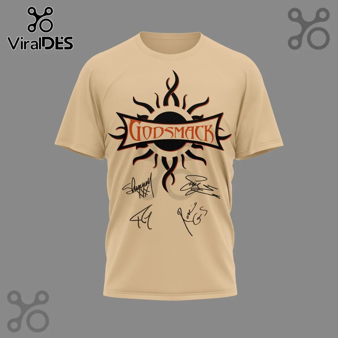 Godsmack The Rise of Rock Tour 2026 With Tour Dates Concert T-Shirt