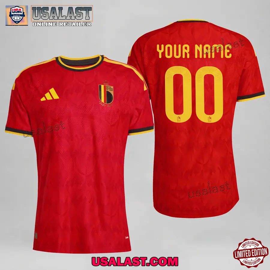 Personalized Belgium Home Kit World Cup 2026 Jersey Shirt