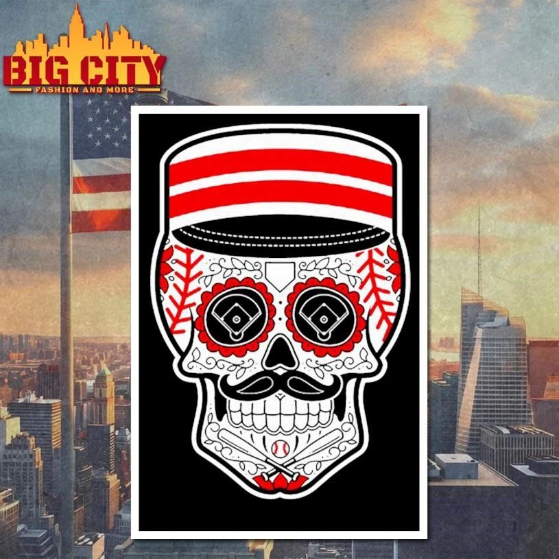 Premium Cinco de Mayo Redlegs Sugar Skull Shirt