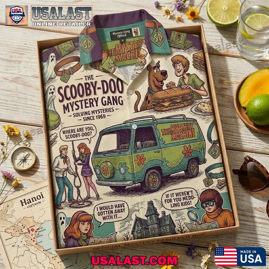 Scooby Doo Mystery Gang Vintage Hawaiian Shirt