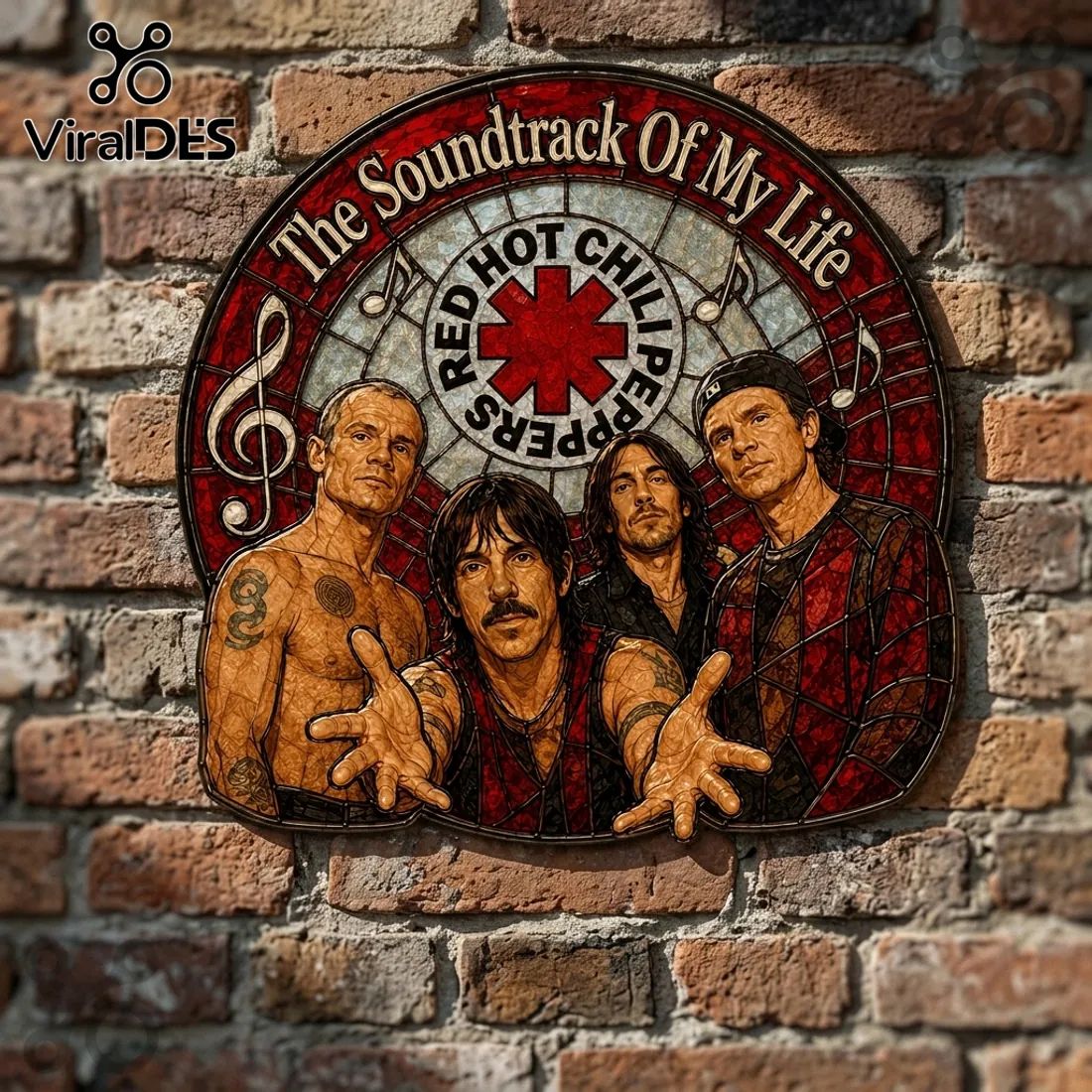 Red Hot Chili Peppers The Soundtrack Of My Life Suncatcher