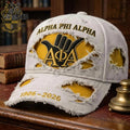 Alpha Phi Alpha 1906-2026 Anniversary Distressed Baseball Cap