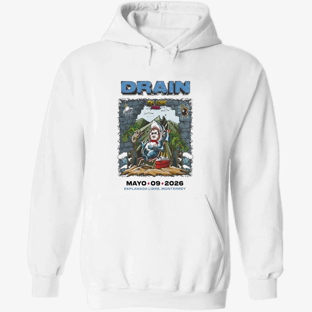 Drain Dia Libre Festival Monterrey Mexico May 9 2026 Shirt