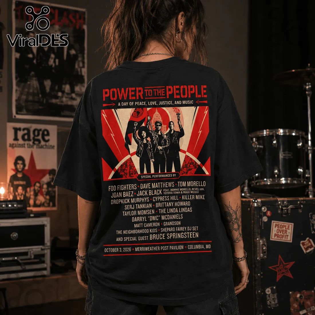 Power to the People 2026 Concert Music Festival T-Shirt