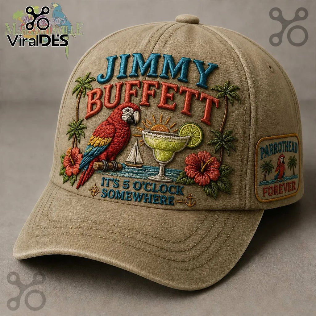 Jimmy Buffett Margaritaville It’s 5 O’Clock Somewhere Baseball Cap