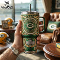 Green Bay Packers YETI Luxury 40oz Stanley Tumbler