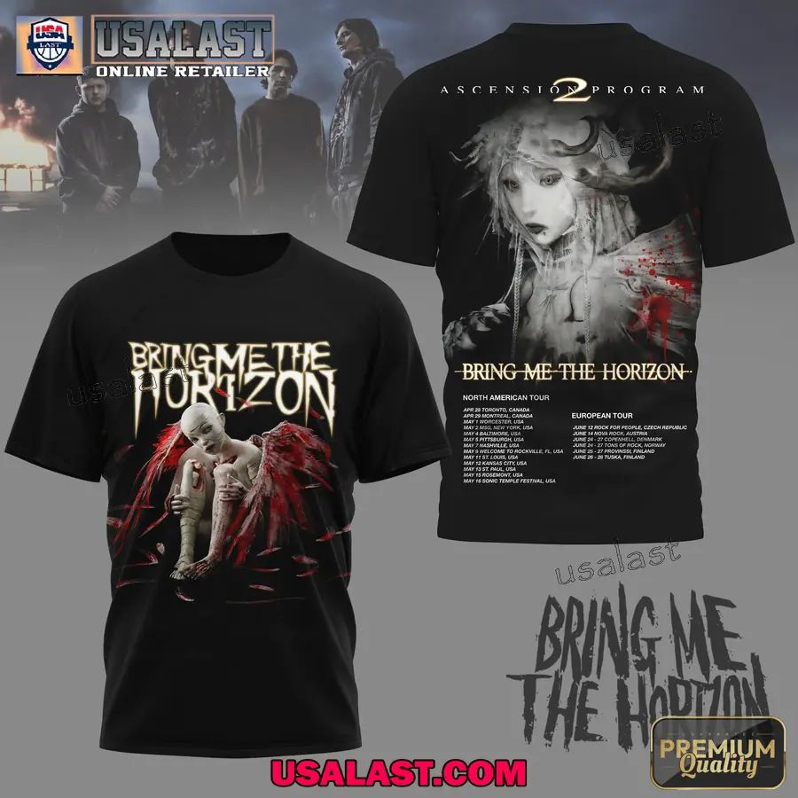 Bring Me The Horizon American Ascension Program 2 Tour Shirt