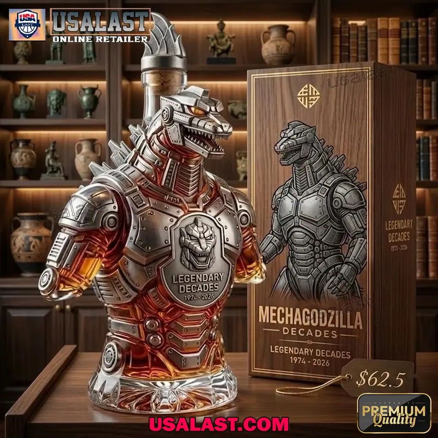 Mechagodzilla 52nd Anniversary Whiskey Decanter