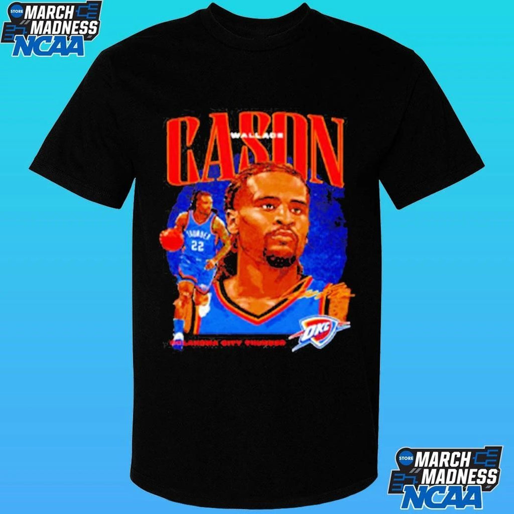 Cason Wallace Oklahoma City Thunder Dual Signature Shirt