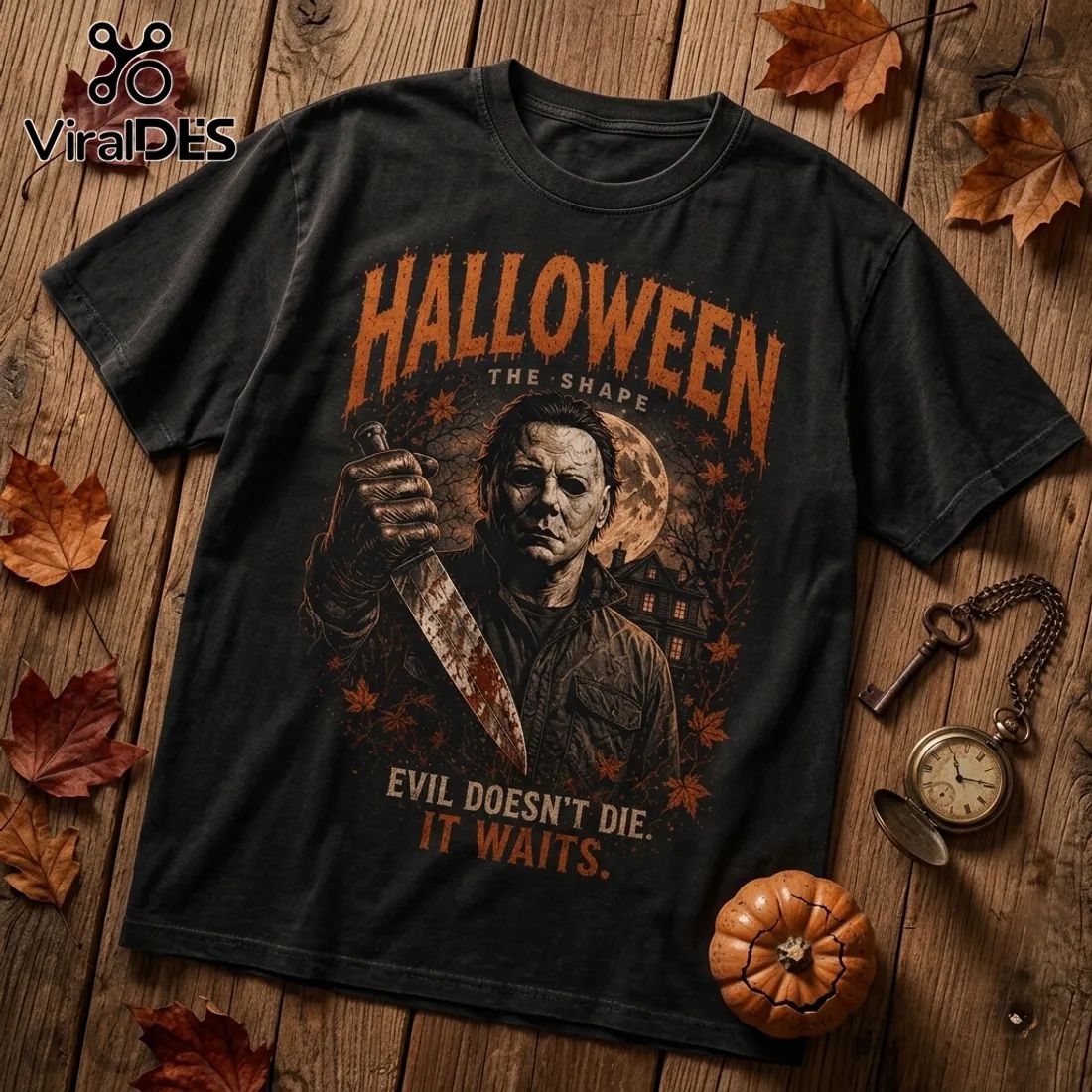 Michael Myers The Shape Halloween Horror T-Shirt