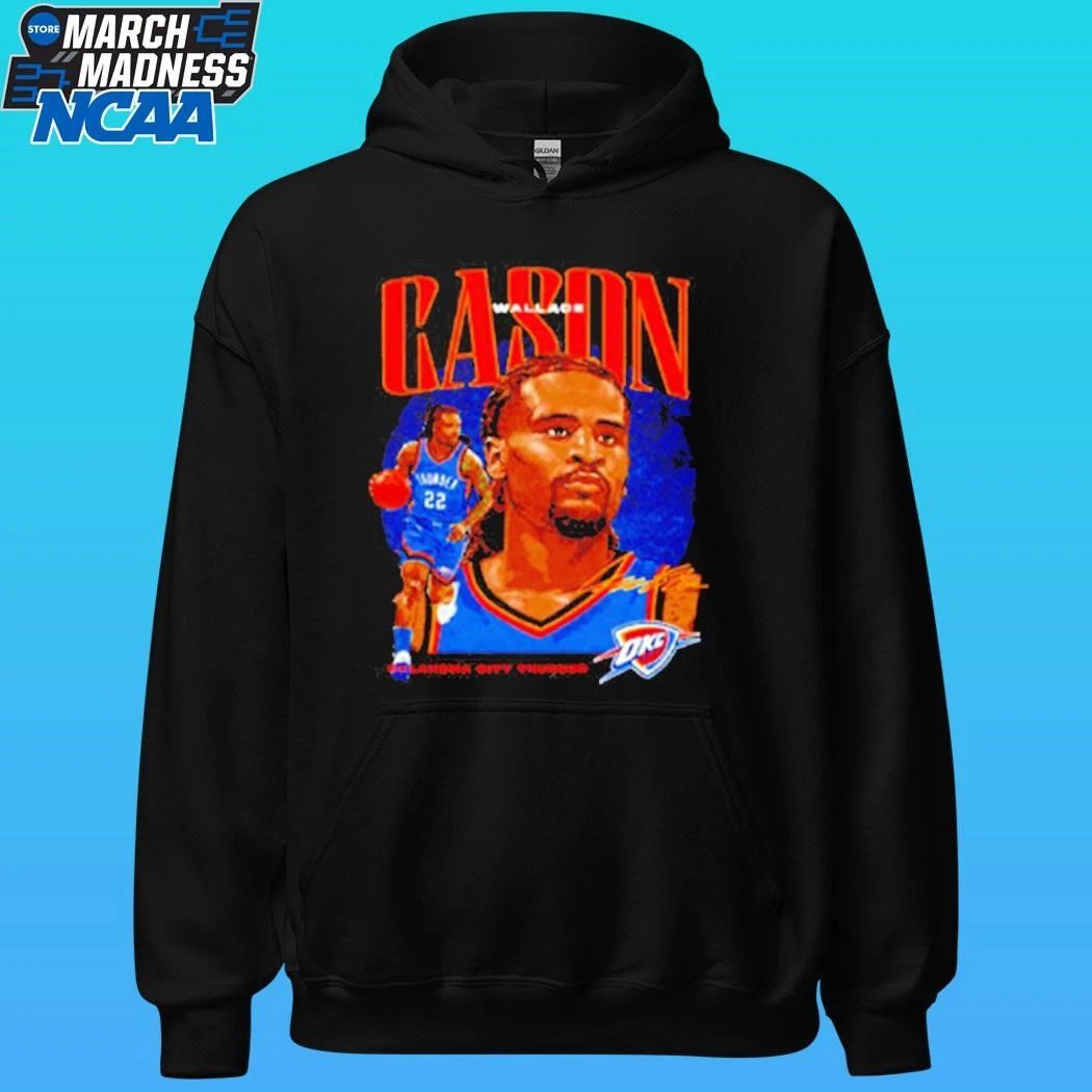 Cason Wallace Oklahoma City Thunder Dual Signature Shirt