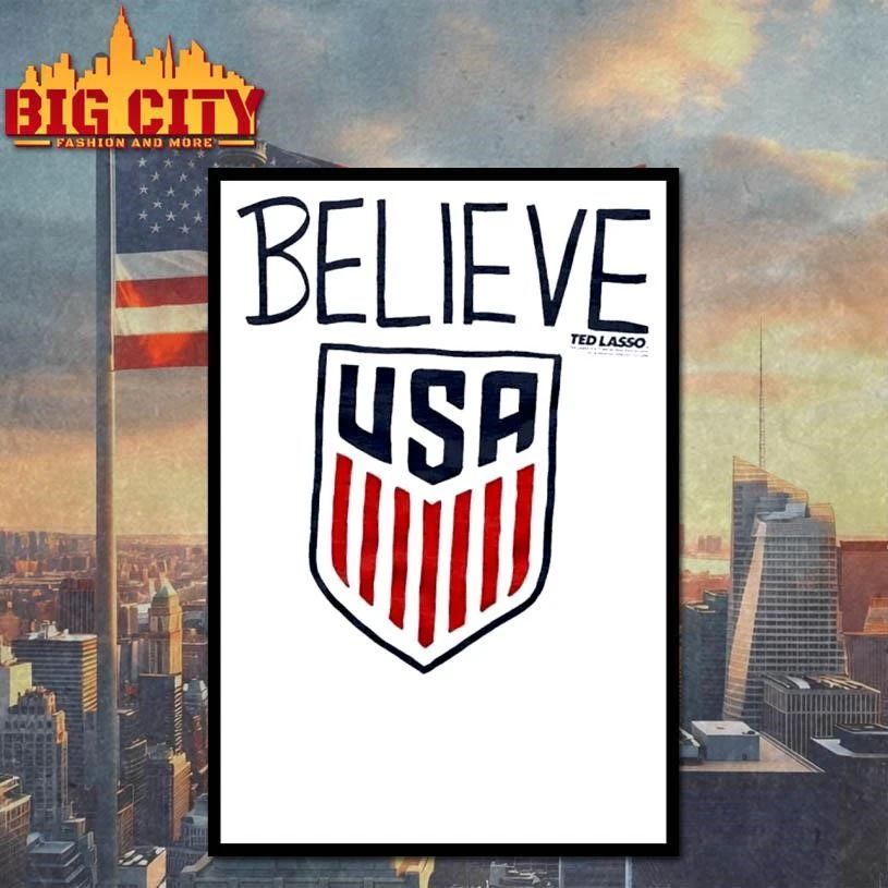Ted Lasso Believe x USA Crest shirt