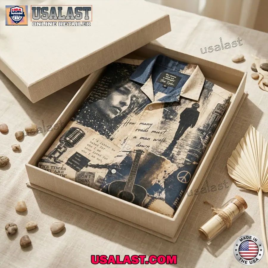 Bob Dylan Vintage Classic Hawaiian Shirt
