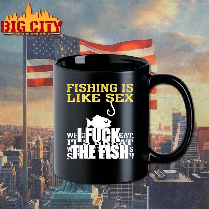 Premium Fishing Is Like Sex I Fuck The Fish Shirt