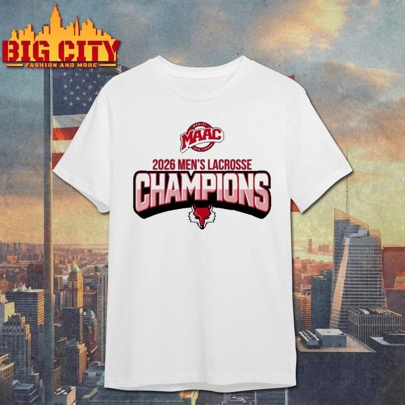 Awesome Marist Red Foxes 2026 MAAC Men’s Lacrosse Champions shirt