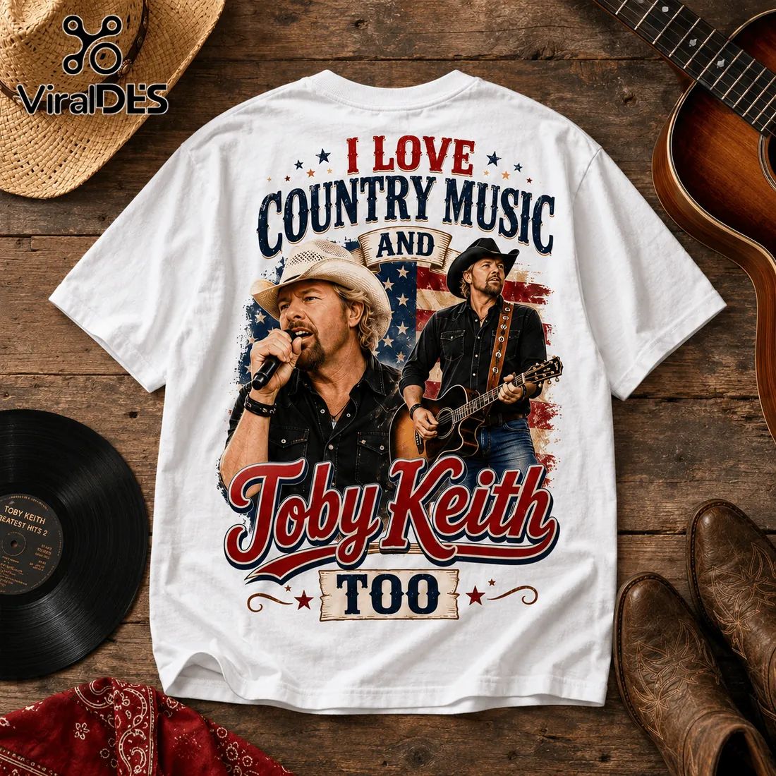 Toby Keith Vintage Country Music T-Shirt
