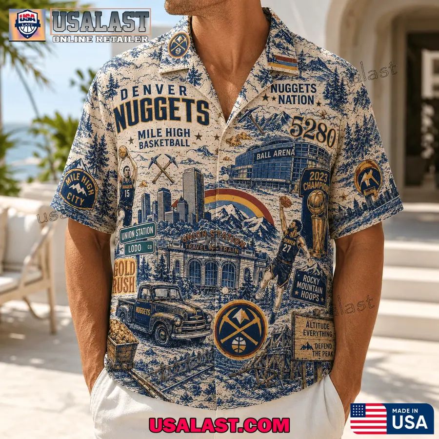 Denver Nuggets Tropical Vibes Hawaiian Shirt
