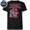 Arizona Wildcats Men’s Basketball 2026 Final Four Number Navy Logo Graphic T-Shirt