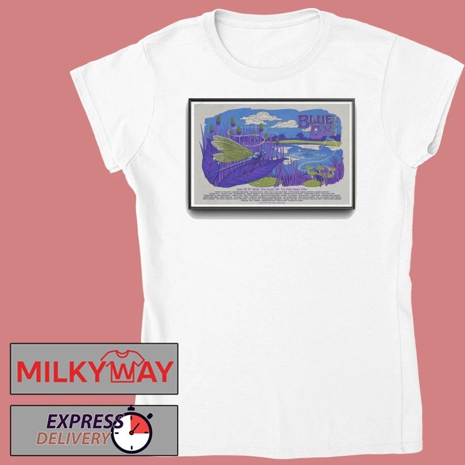 Poster Blue Ox Music Festival June 25-27, 2026 Eau Claire, WI shirt