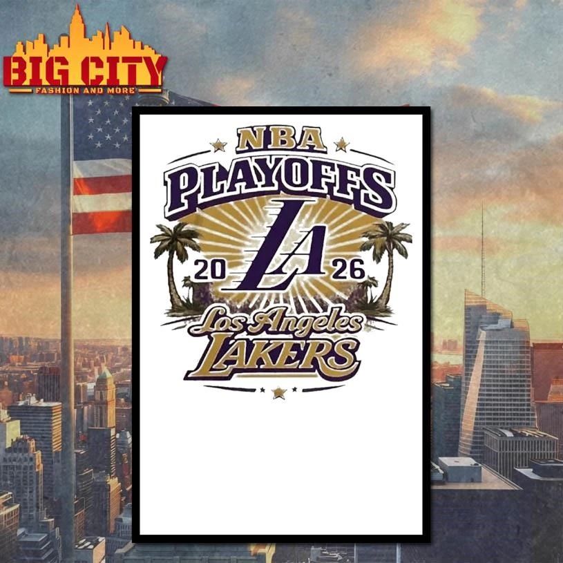 2026 NBA Playoffs Los Angeles Lakers Basketball Shirt