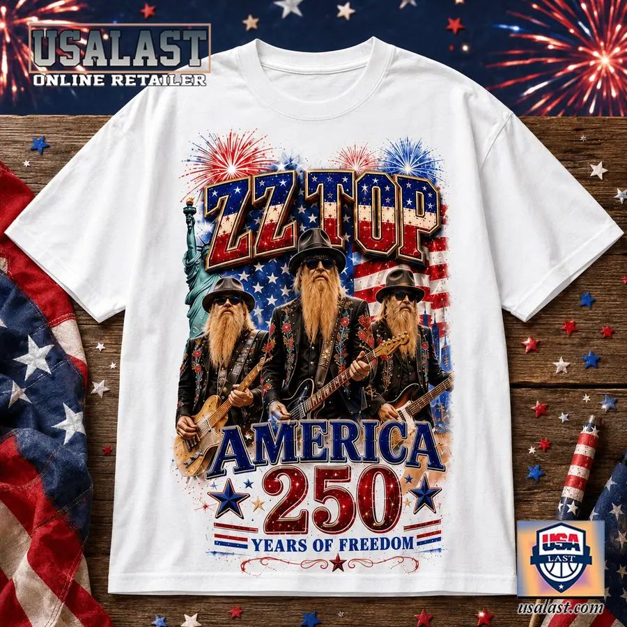 ZZ Top Bless America 250th Anniversary 3D T-Shirt