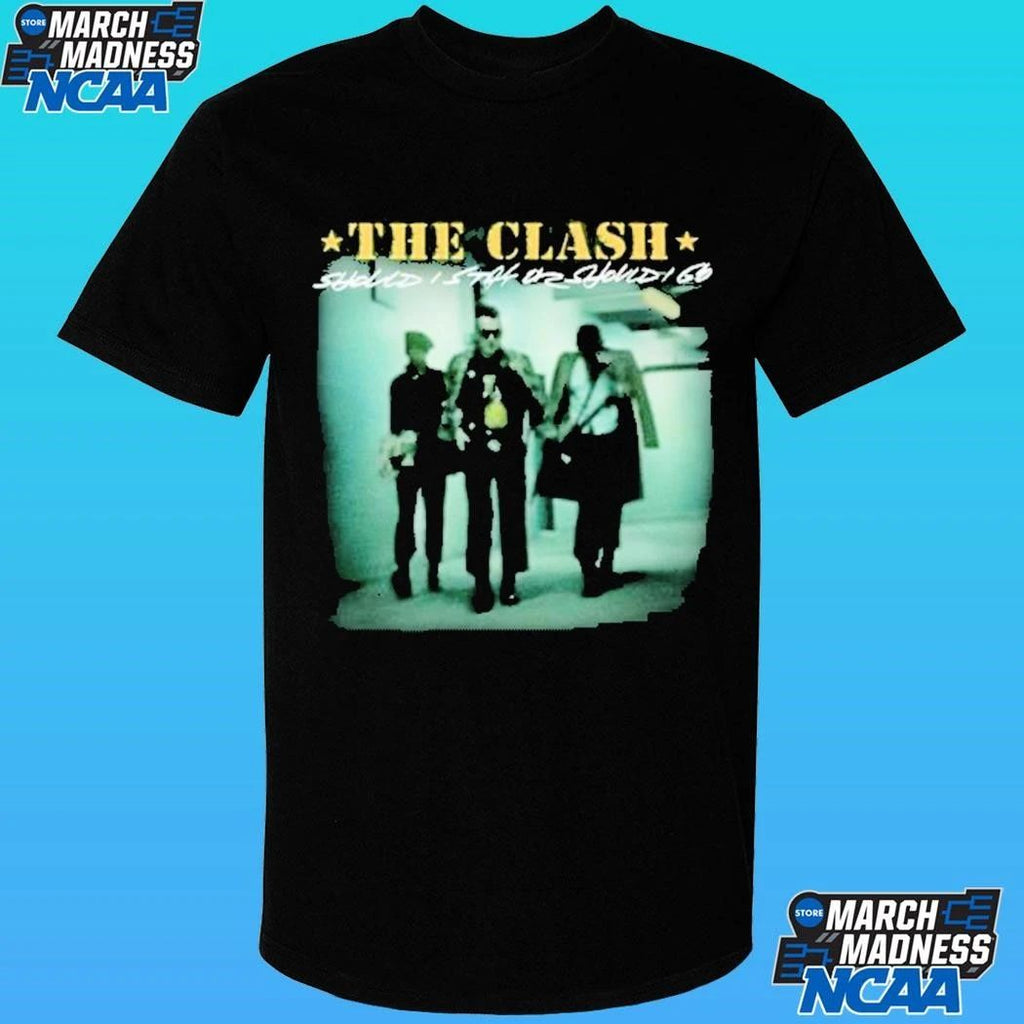 The Clash Should I Stay Or Should I Go Black Dragon Shirt