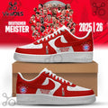 Bayern Munich Red White Custom Championship Air Force 1 Shoes